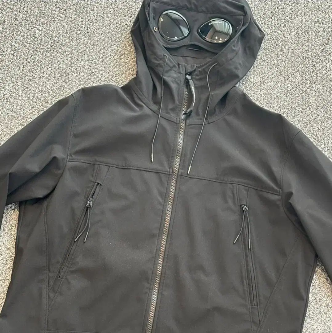 C.P. COMPANY シーピーカンパニーシェル ゴーグルジャケット ブラック 52 XL 24SS