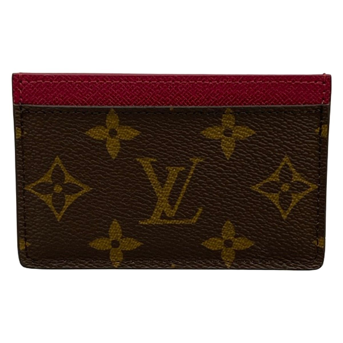 LOUIS VUITTON(ルイヴィトン) カードケース モノグラム美品 ポルトカルトサーンプル M60703 フューシャ