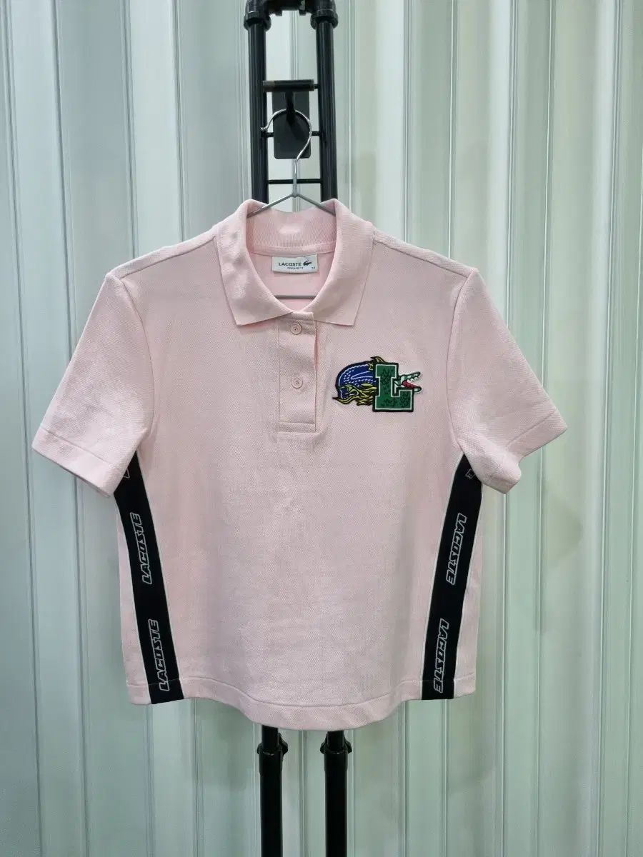 ラコステ ピンク色 半袖 ポロTシャツ