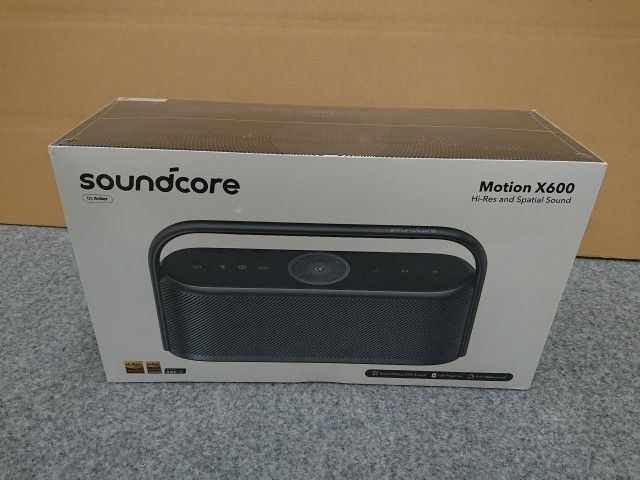 【未使用品】 Anker アンカー Soundcore Motion X600 スペースグレー A3130011 スピーカー リコール対策交換済
