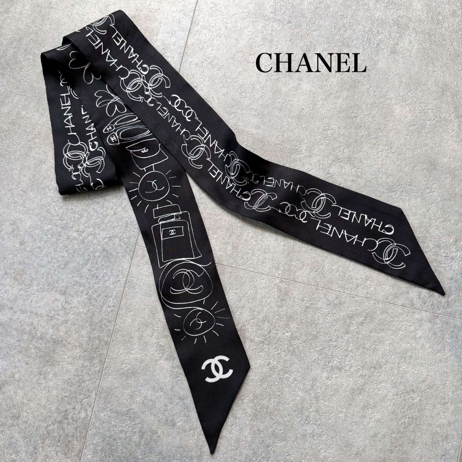 CHANEL シャネル スカーフ ツイリー ヘアバンド ヘアアクセサリー 