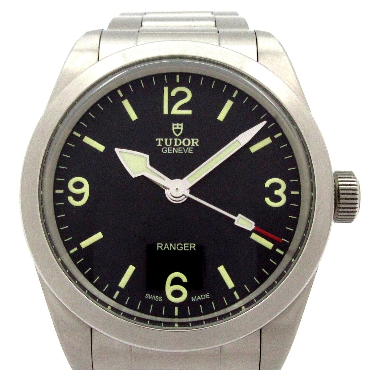 TUDOR(チューダー/チュードル) 腕時計美品 レンジャー 79930 メンズ SS/10コマ+余り3コマ 黒