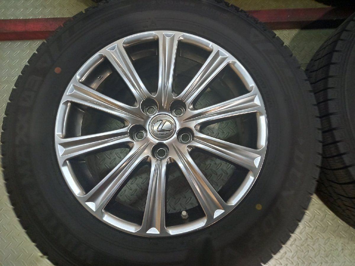 DUNLOP WM03 225/65R17】スタッドレス【LEXUS NX 純正ホイール 17 