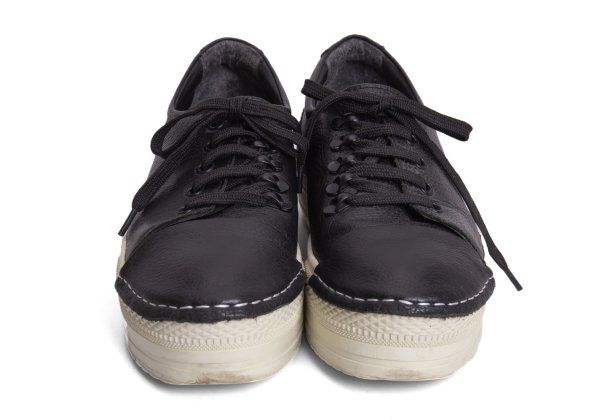 ズッカzucca プラットフォームレザーローカットスニーカー 黒L(24.5位) ズッカzucca プラットフォームレザーローカットスニーカー 黒L(24.5位)