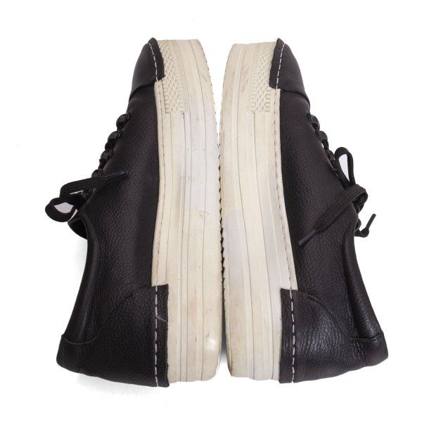 ズッカzucca プラットフォームレザーローカットスニーカー 黒L(24.5位) ズッカzucca プラットフォームレザーローカットスニーカー 黒L(24.5位)
