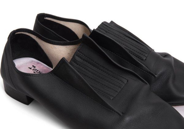 ヨウジヤマモト ファム×レペットYohji Yamamoto FEMME×repetto 国内169足限定 フロントゴアレザーシューズ 黒40(24cm位)