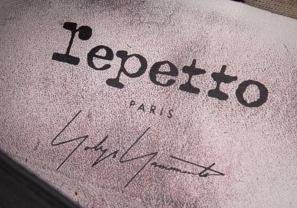 ヨウジヤマモト ファム×レペットYohji Yamamoto FEMME×repetto 国内169足限定 フロントゴアレザーシューズ 黒40(24cm位)