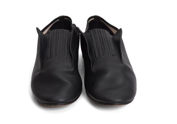 ヨウジヤマモト ファム×レペットYohji Yamamoto FEMME×repetto 国内169足限定 フロントゴアレザーシューズ 黒40(24cm位)