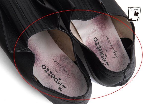 ヨウジヤマモト ファム×レペットYohji Yamamoto FEMME×repetto 国内169足限定 フロントゴアレザーシューズ 黒40(24cm位)