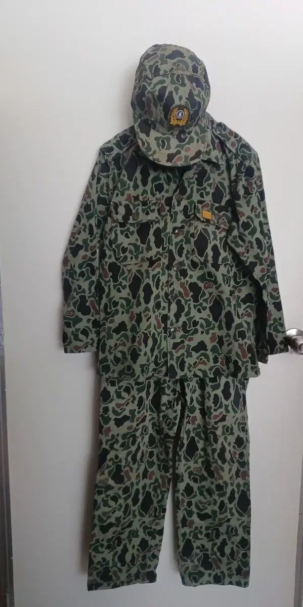 近代史コレクション 80年代 旧モデル 除隊服 迷彩柄 軍服 ボトムス 帽子 コスチューム