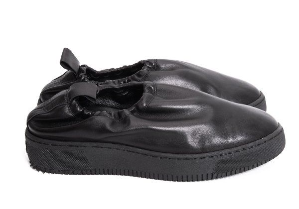 タケシコウサカバイ ワイズ ピンクレーベルTAKESHI KOSAKA by Y's Pink Label レザーバレエシューズ 黒38(24cm位)
