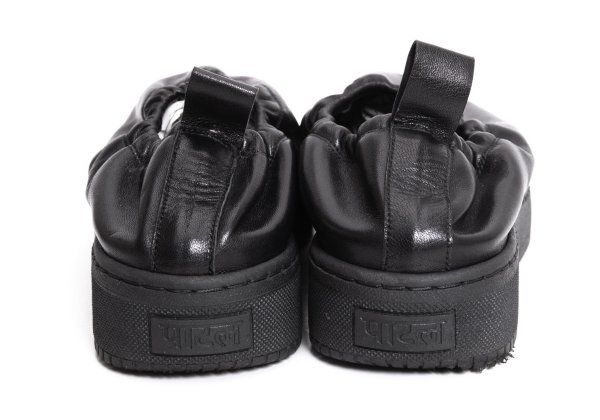 タケシコウサカバイ ワイズ ピンクレーベルTAKESHI KOSAKA by Y's Pink Label レザーバレエシューズ 黒38(24cm位)