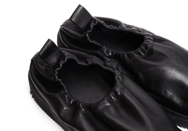 タケシコウサカバイ ワイズ ピンクレーベルTAKESHI KOSAKA by Y's Pink Label レザーバレエシューズ 黒38(24cm位)