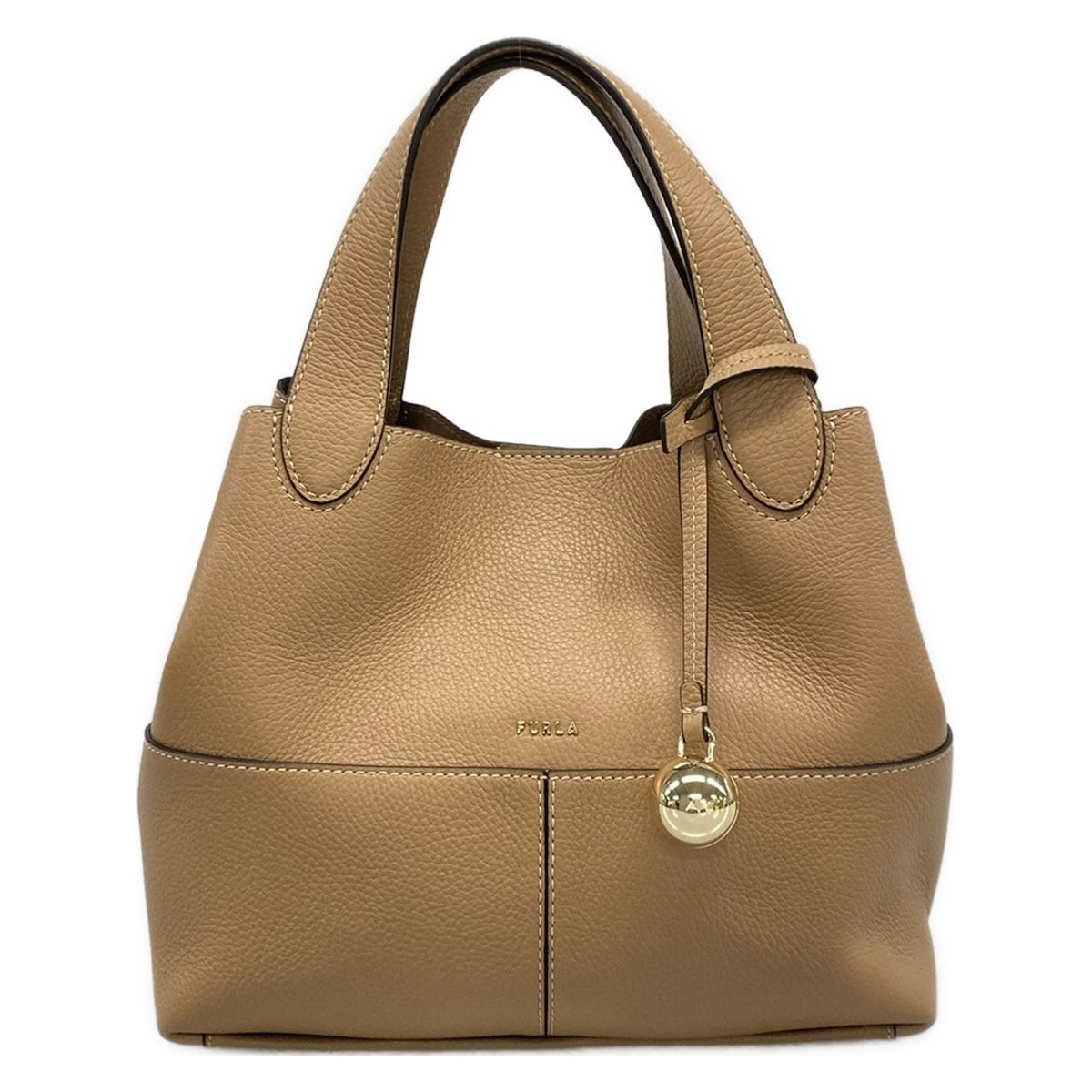 FURLA(フルラ) トートバッグ美品 プリムローズ ベージュ
