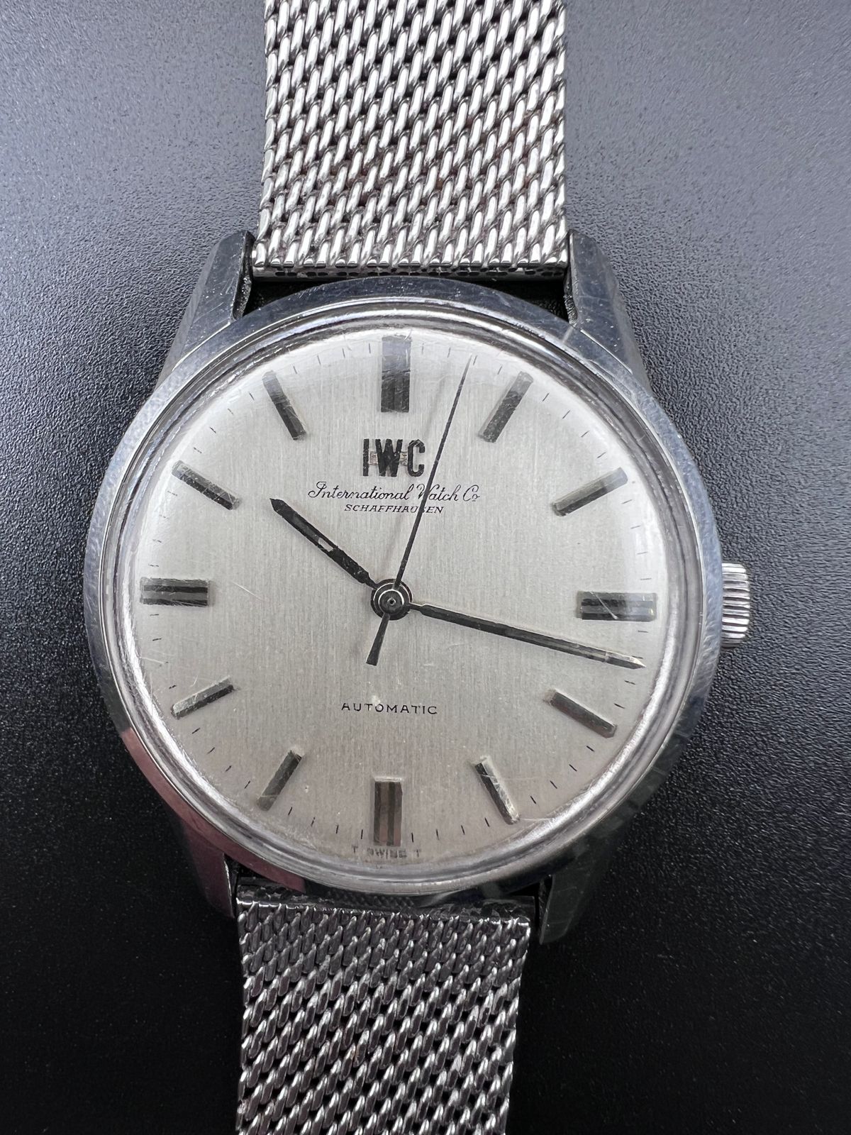 IWC オールドインター R810A 自動巻き cal.854 純正ブレスレット 稼働 美品「IWR810A.B」