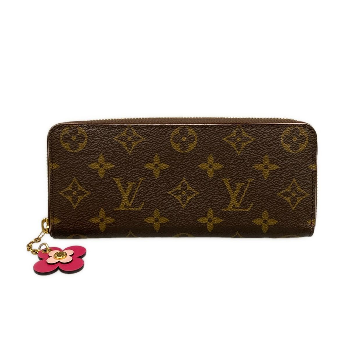 LOUIS VUITTON(ルイヴィトン) 長財布 ブルーミング フラワー・コレクション ポルトフォイユクレマンス M64201 ホットピンク