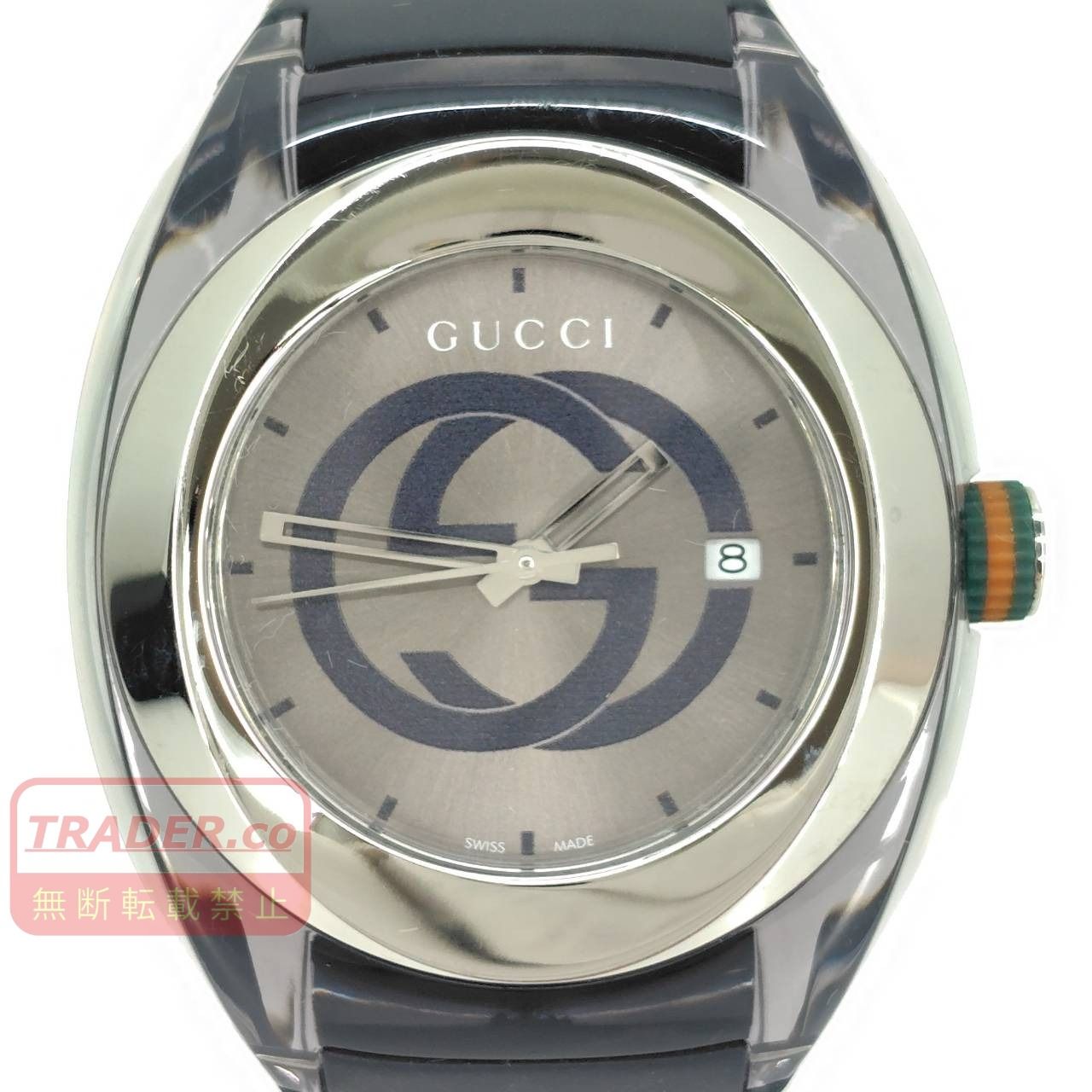 05w21318 グッチ GUCCI シンク SYNC 腕時計 ブラック/グレー ユニセックス クオーツ 137.1/YA137116 【中古品】
