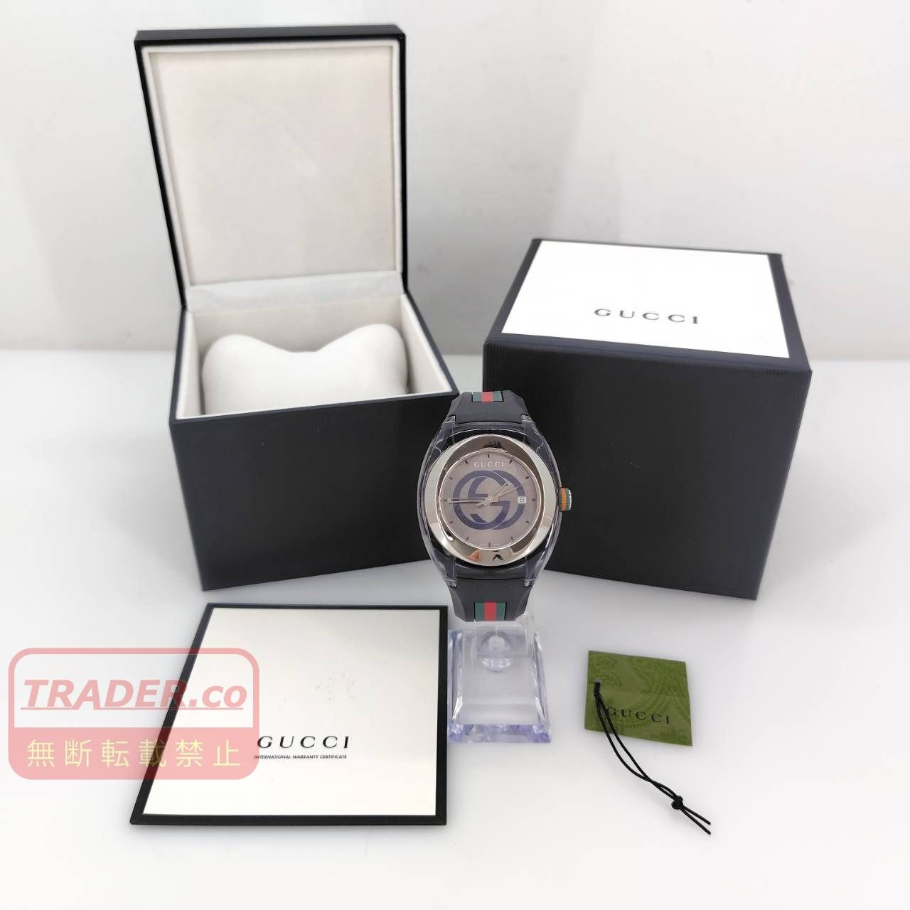 05w21318 グッチ GUCCI シンク SYNC 腕時計 ブラック/グレー ユニ 