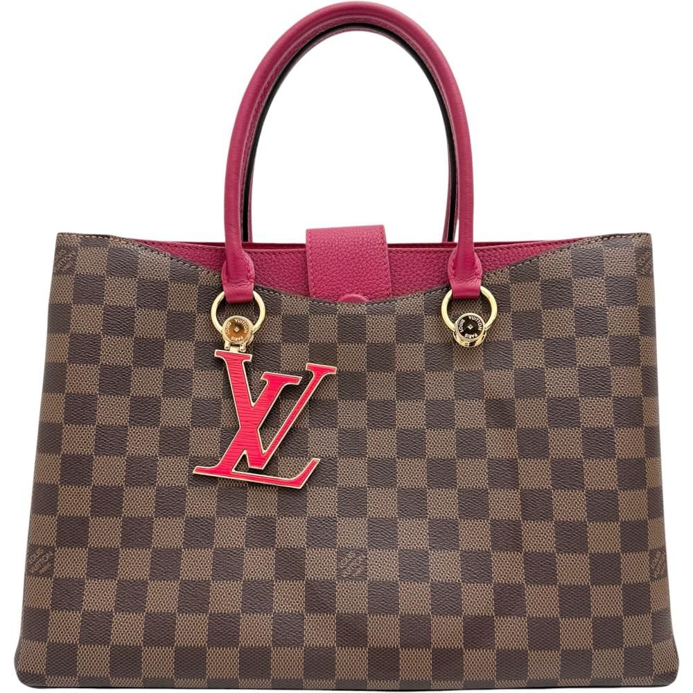 【LOUIS VUITTON/ルイ・ヴィトン】N40052 2WAYショルダー トートバッグ ダミエキャンバス ブラウン/リドゥヴァン/ゴールド金具 レディース 【中古】【真子質店】【BL】