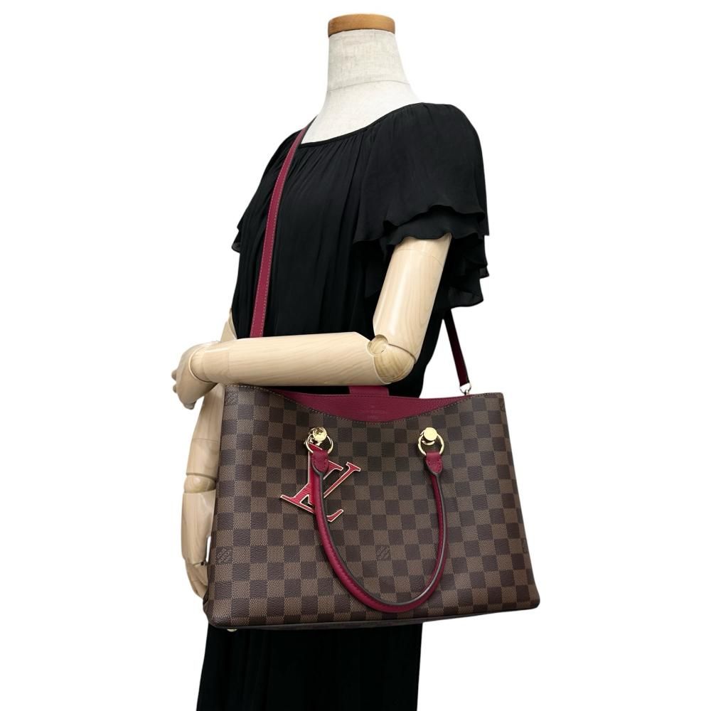 【LOUIS VUITTON/ルイ・ヴィトン】N40052 2WAYショルダー トートバッグ ダミエキャンバス ブラウン/リドゥヴァン/ゴールド金具 レディース 【中古】【真子質店】【BL】 【LOUIS VUITTON/ルイ・ヴィトン】N40052 2WAYショルダー トートバッグ ダミエキャンバス ブラウン/リドゥヴァン/ゴールド金具 レディース 【中古】【真子質店】【BL】