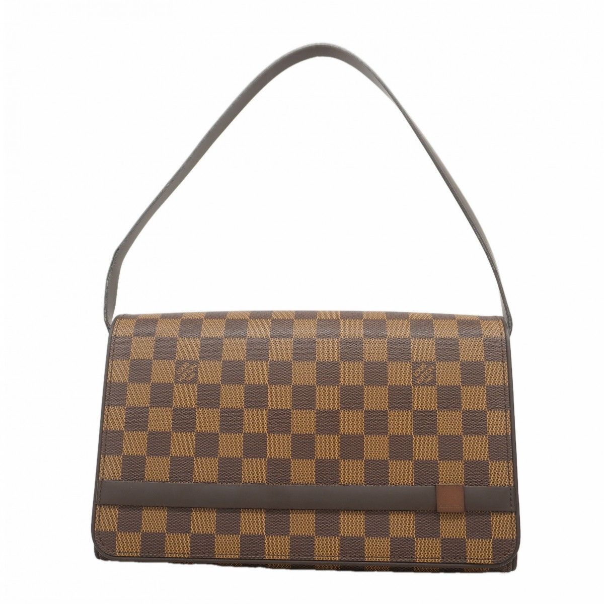【6ec2115-k】ルイヴィトン ショルダーバッグ ダミエ トライベッカロン N51160 エベヌ【中古】レディース