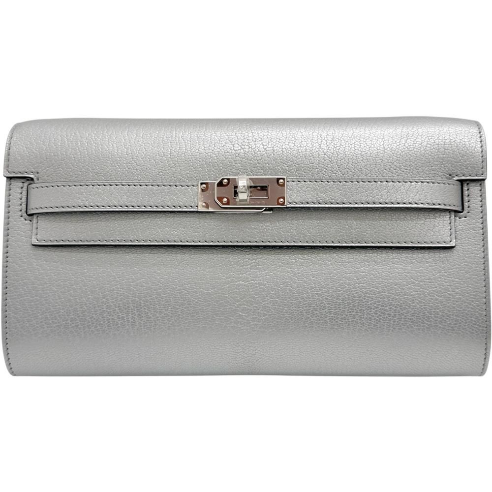 【HERMES/エルメス】ショルダーバッグ K刻印(2025年) レザー/シェーブルシャムキラ アルジャン/シルバー金具 レディース 【中古】【真子質店】【BL】