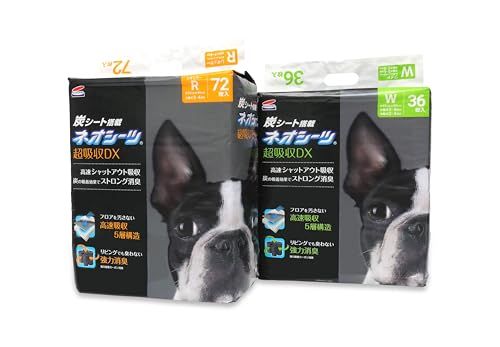 ネオ・ルーライフ ネオシーツ カーボン DX ペットシーツ ワイド 36枚入り×3袋 全108枚 (ケース販売)