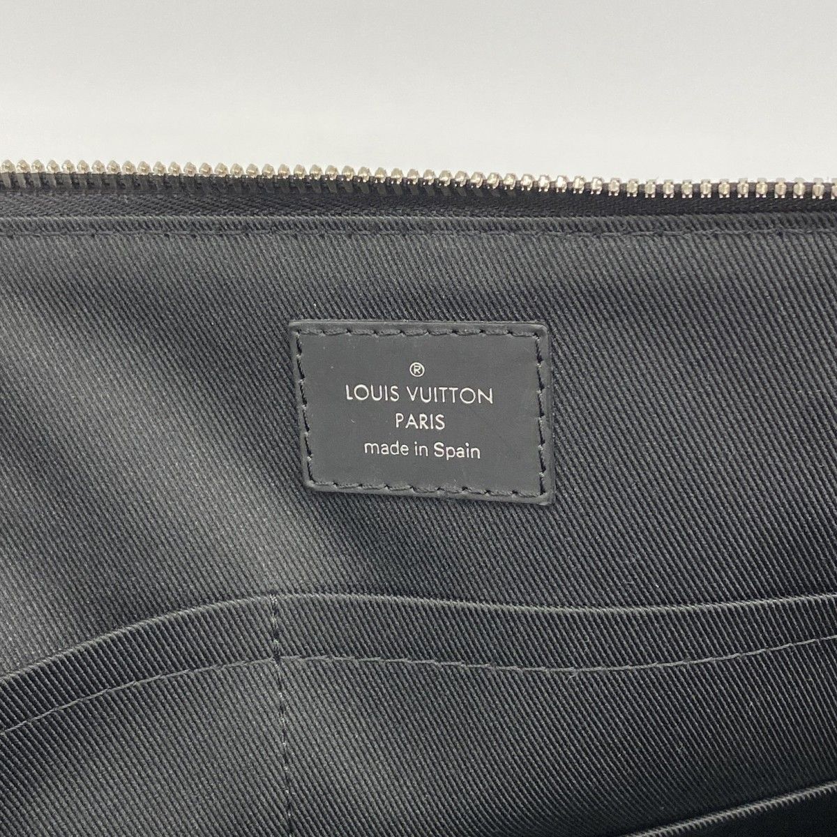 【6ec2085】ルイヴィトン ビジネスバッグ ダミエ・グラフィット PDJ ポルトドキュマンジュールNM N48260 ブラック グレー 2wayバッグ【中古】メンズ