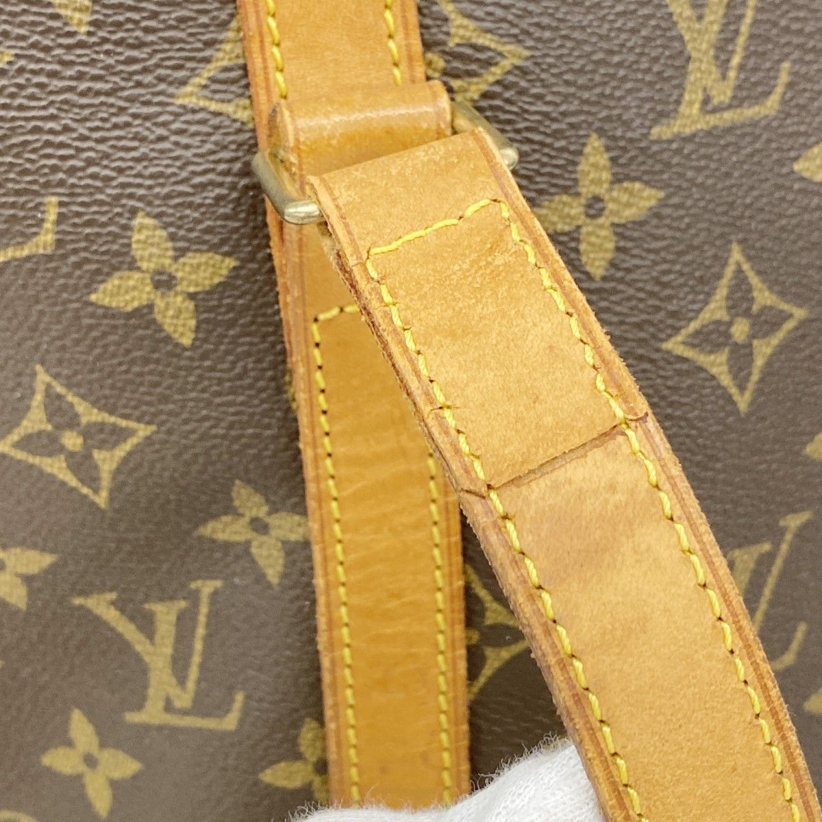 【6ec2026】ルイヴィトン トートバッグ モノグラム サックショッピング M51109 ブラウン【中古】レディース