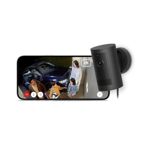 ☆新品☆Ring Outdoor Cam Plus Plug-In (リング アウトドアカム プラス 電源アダプターモデル) | 24時間連続録画対応* のハイエンドモデル | 2K ビデオ 360万画素 高精細 | カメラ視野角対角160° 9557e3b5