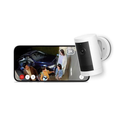 ☆新品☆Ring Outdoor Cam Plus Battery (リング アウトドアカム プラス バッテリーモデル) | 高精細・広角、ワンランク上の屋外防犯カメラ | 進化したナイトビジョン | 取り外し可能なバッテリー | 平置き/壁 902a1de5