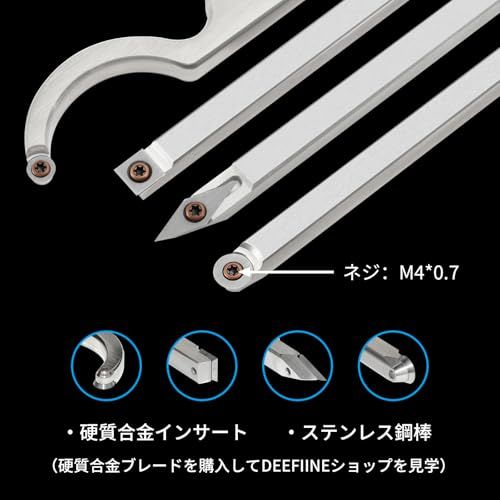 ☆新品☆硬質合金カッターヘッド木工旋盤旋削工具セット、ボウル付き砂仕上げ機、旋盤粗加工と仕上げ透かし彫り工具、アルミニウム合金ハンドルを交換でき、4個の硬質合金ブレードを持って、木工旋削に用いる 9c271478 ☆新品☆硬質合金カッターヘッド木工旋盤旋削工具セット、ボウル付き砂仕上げ機、旋盤粗加工と仕上げ透かし彫り工具、アルミニウム合金ハンドルを交換でき、4個の硬質合金ブレードを持って、木工旋削に用いる 9c271478