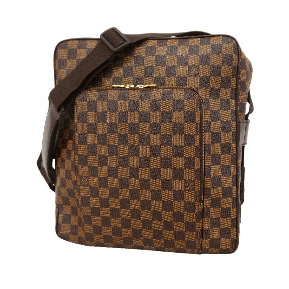 【6ec2109】ルイヴィトン ショルダーバッグ ダミエ オラフGM N41440 エベヌ【中古】レディース