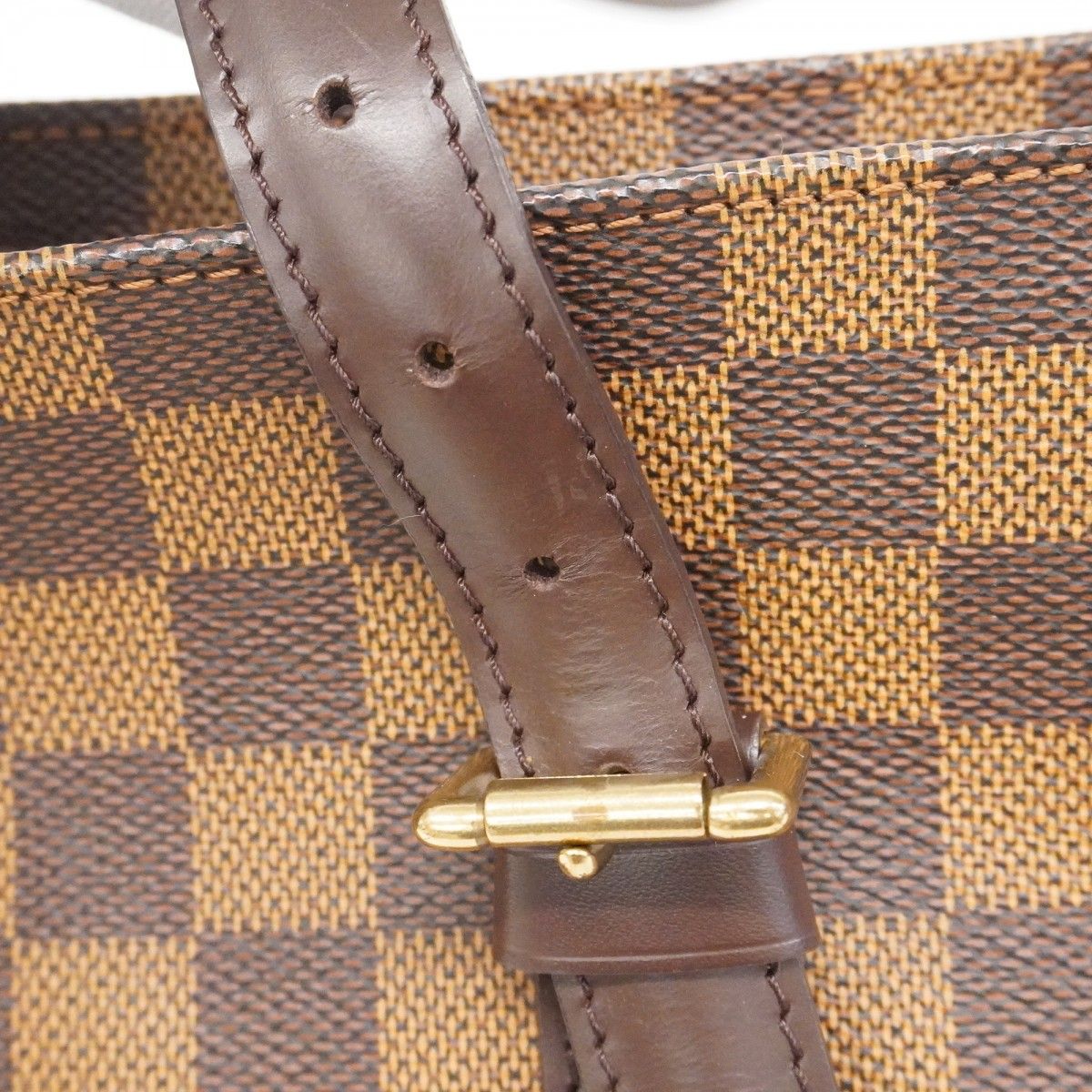 【6ec2140】ルイヴィトン トートバッグ ダミエ チェルシー N51119 エベヌ【中古】レディース