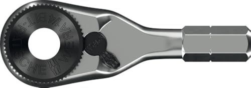 ☆新品☆Wera(ヴェラ) 05003662001 | 8011 Zyklop Mini 4 ビットラチェット 6.35mm用, 1/4