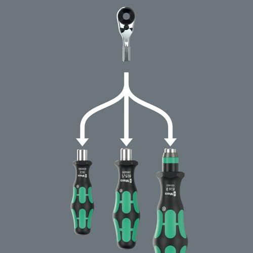 ☆新品☆Wera(ヴェラ) 05003662001 | 8011 Zyklop Mini 4 ビットラチェット 6.35mm用, 1/4 ☆新品☆Wera(ヴェラ) 05003662001 | 8011 Zyklop Mini 4 ビットラチェット 6.35mm用, 1/4
