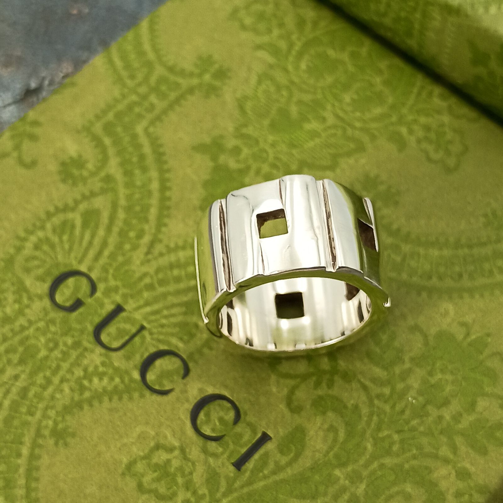 GUCCI グッチ 約12.5号 モダニスト リング レディース 指輪 シルバー