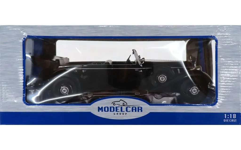 【中古】ミニカー 1/18 Mercedes-Benz 770 W150 Cabriolet(ブラック) [MCG18207]
