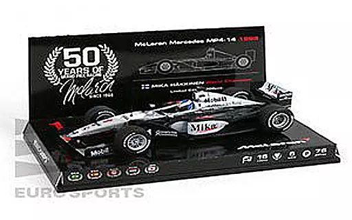中古】ミニカー 1/43 McLaren Mercedes MP4-14 1999 Mobil1 #1