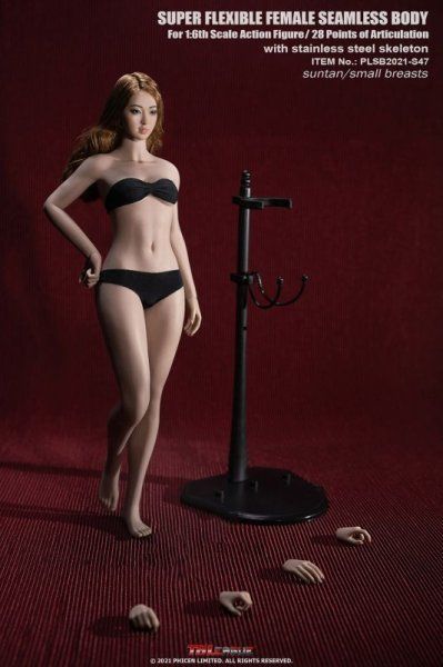 TBLeague 鋼骨シームレス均一小胸素体 小麦の肌 suntan 1/6 アクションフィギュア PLSB2021-S47