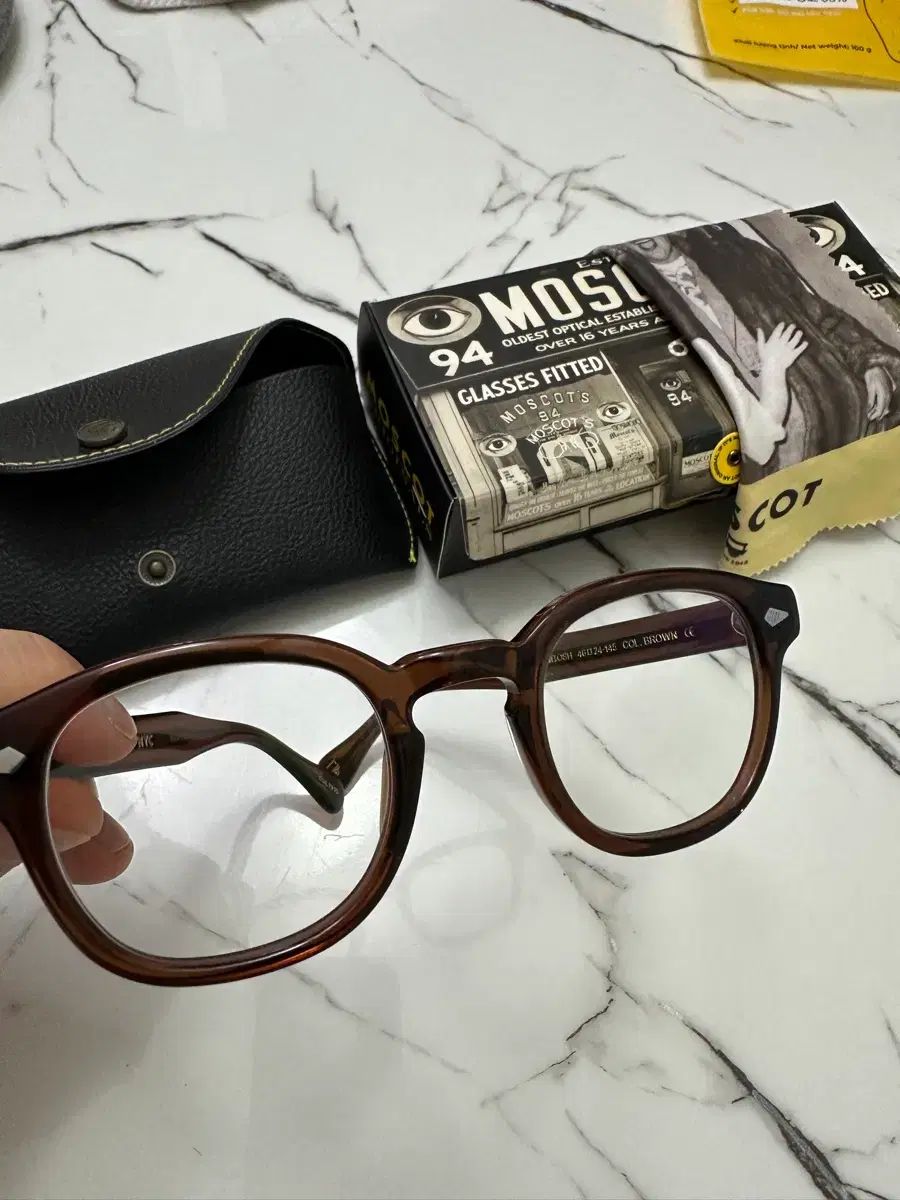 MOSCOT(モスコット) レムトッシュ ブラウン 46