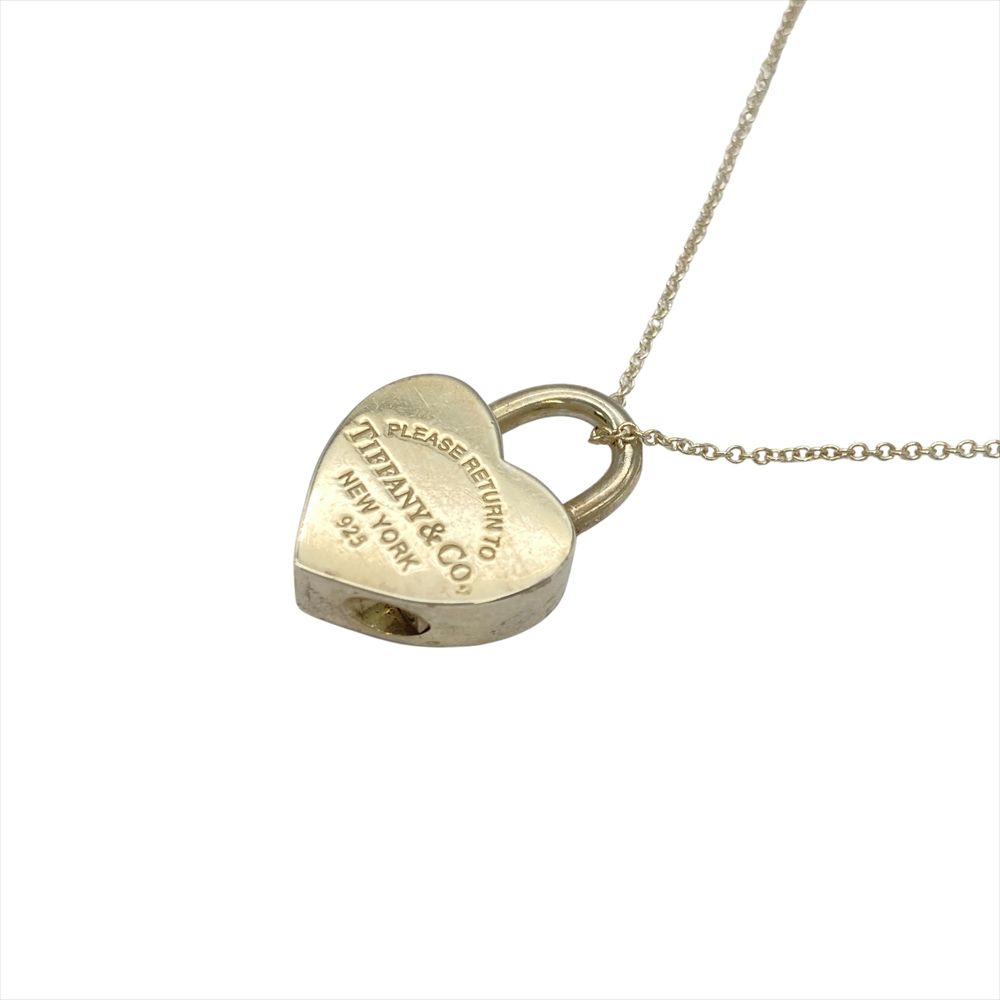 ティファニー Tiffany&Co. リターントゥ ハート ロック ネックレス SV925 9.6g シルバー レディース【中古】
