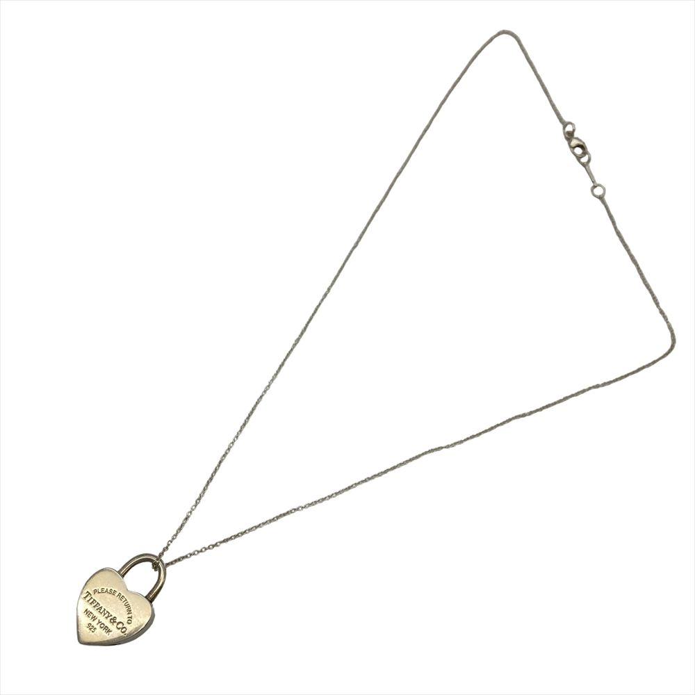 ティファニー Tiffany&Co. リターントゥ ハート ロック ネックレス SV925 9.6g シルバー レディース【中古】