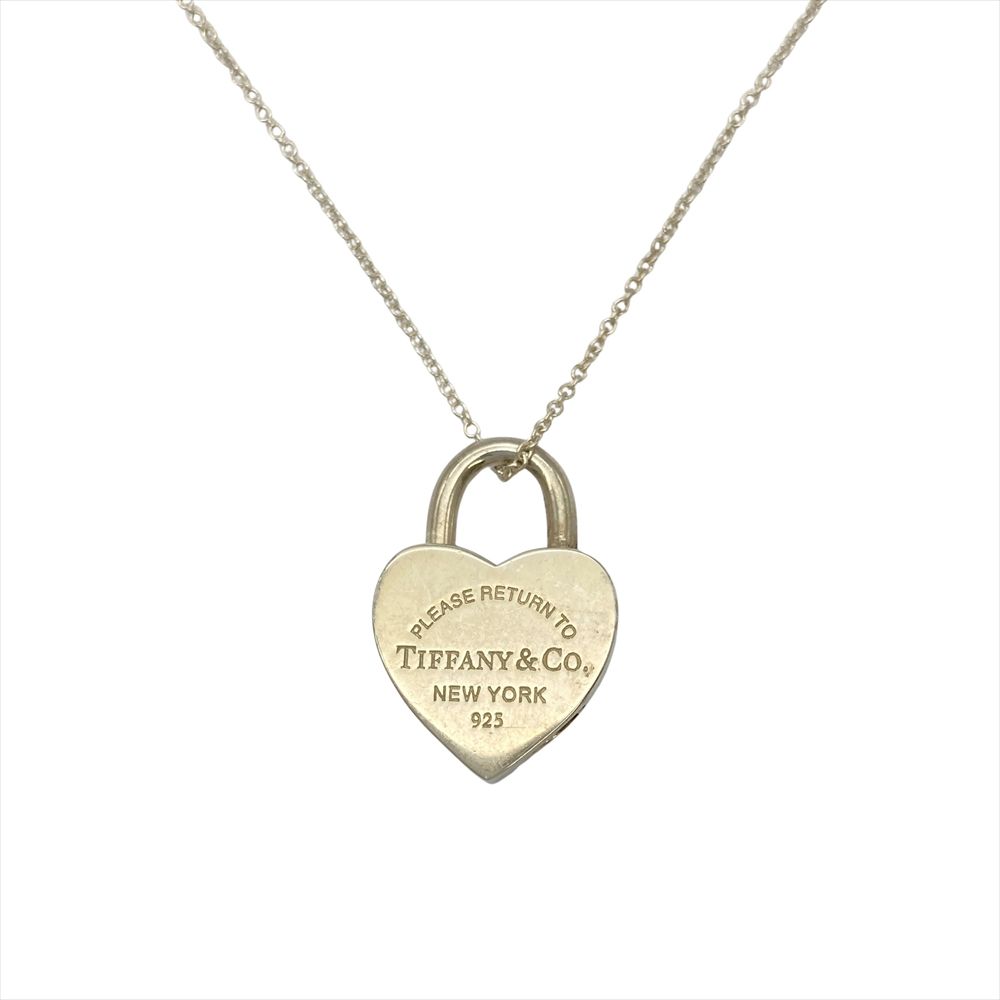 ティファニー Tiffany&Co. リターントゥ ハート ロック ネックレス SV925 9.6g シルバー レディース【中古】