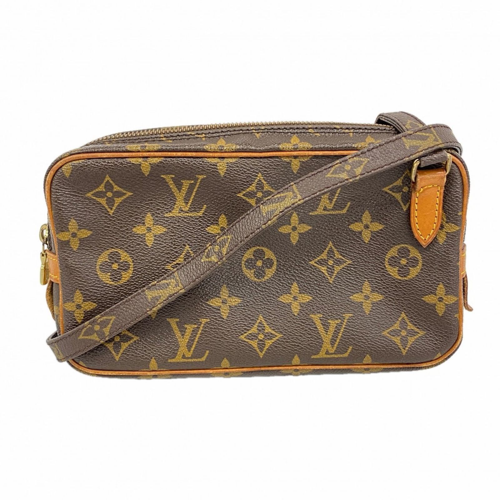 ルイ・ヴィトン(Louis Vuitton) ルイ・ヴィトン ショルダーバッグ モノグラム ポシェットマルリーバンドリエール M51828 ブラウンレディース