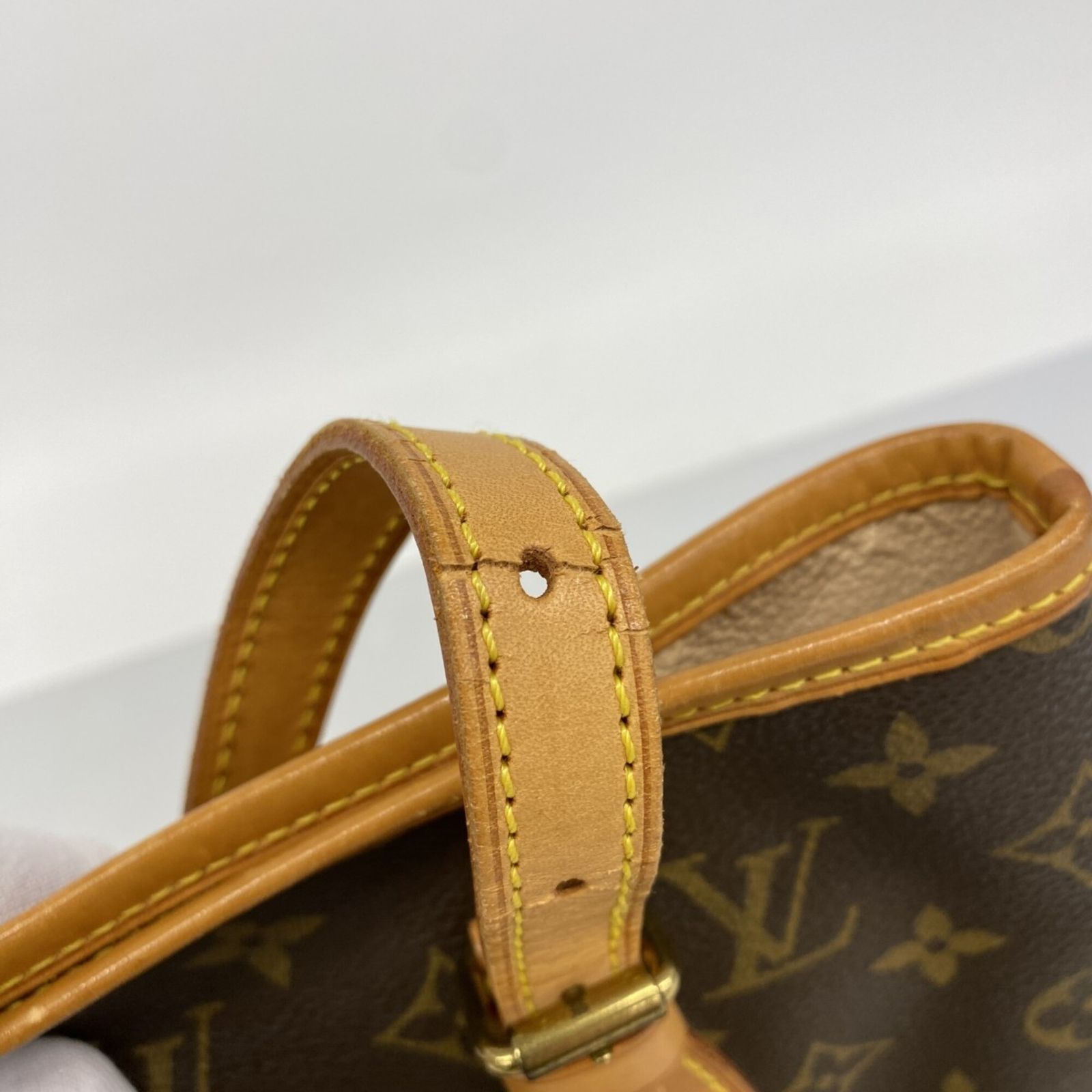 ルイ・ヴィトン(Louis Vuitton) ルイ・ヴィトン トートバッグ モノグラム バケットPM M42238 ブラウンレディース