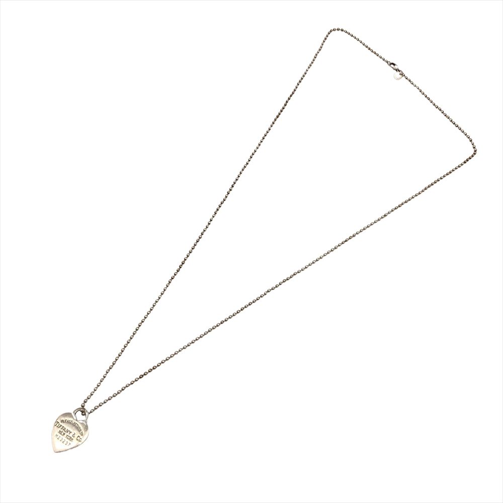 ティファニー Tiffany&Co. リターントゥ ハートタグ ボールチェーン ロング ネックレス SV925 21.8g シルバー レディース【中古】 ティファニー Tiffany&Co. リターントゥ ハートタグ ボールチェーン ロング ネックレス SV925 21.8g シルバー レディース【中古】