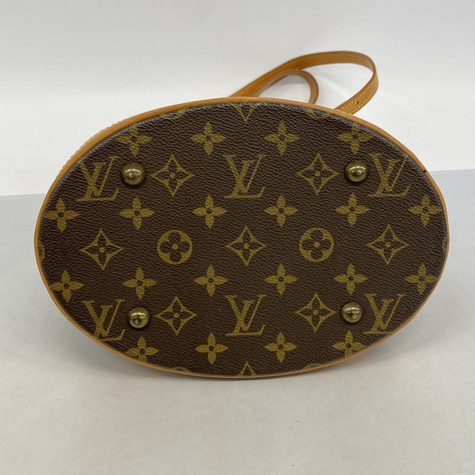 ルイ・ヴィトン(Louis Vuitton) ルイ・ヴィトン トートバッグ モノグラム バケットPM M42238 ブラウンレディース