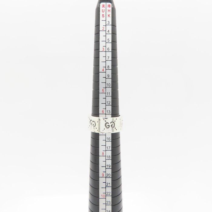 GUCCI グッチ アイコン ゴースト リング 指輪 GG #14 13号 シルバー925 レディース/295400【中古】【BJ】 GUCCI グッチ アイコン ゴースト リング 指輪 GG #14 13号 シルバー925 レディース/295400【中古】【BJ】