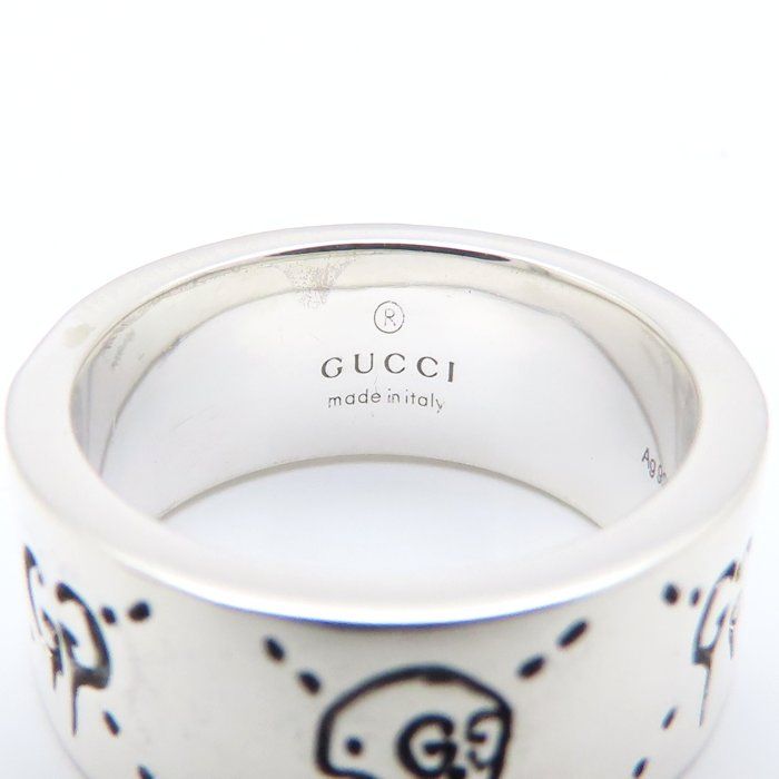 GUCCI グッチ アイコン ゴースト リング 指輪 GG #14 13号 シルバー925
